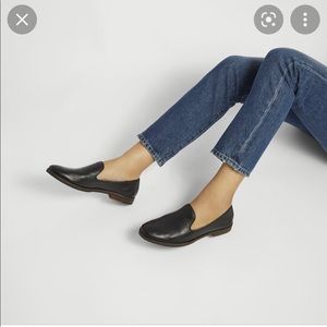 Sale!!! Little burgundy hisou black leather loafer